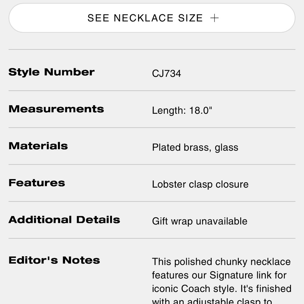 Coach Choker - Picture 5 of 5